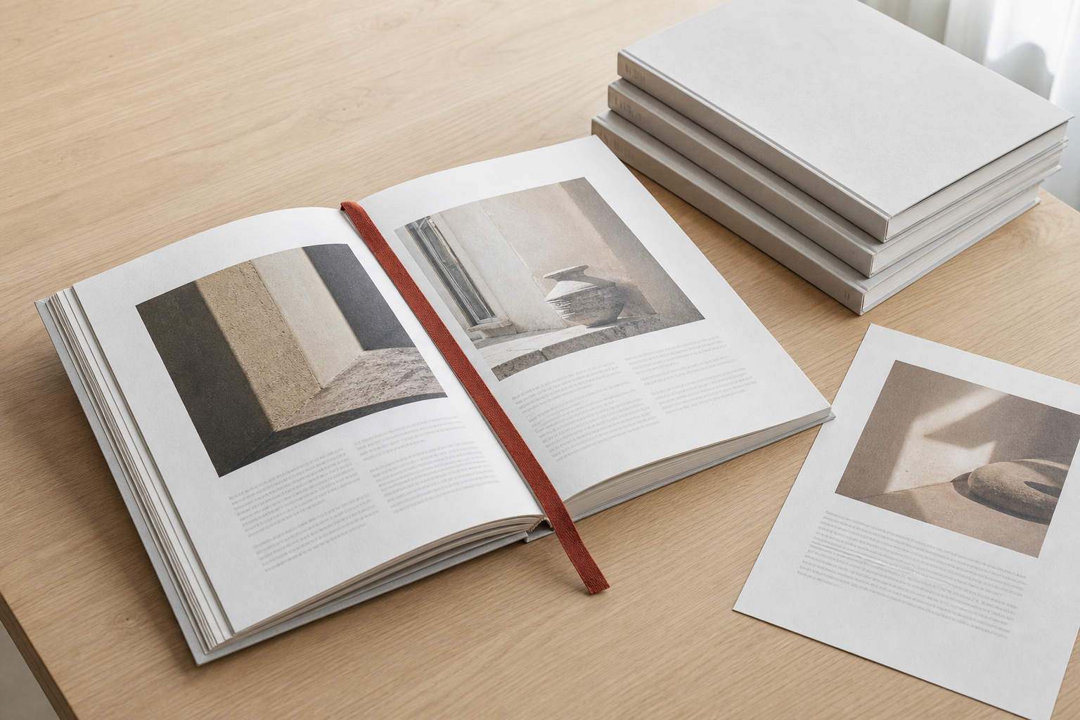 Open book spread